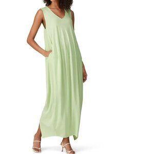 Rosetta Getty Balloon Dress in Green sz M